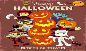 Halloween pumpkin head vector